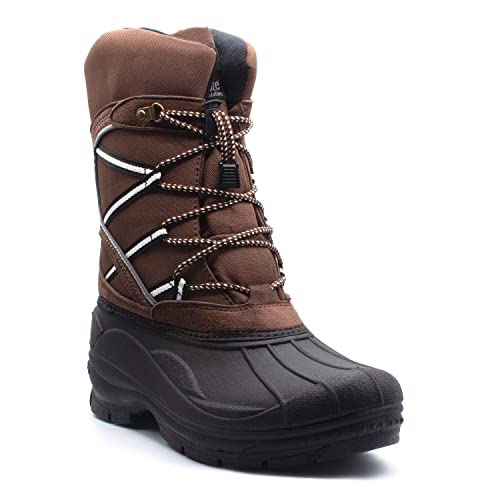 Men s Heavy Winter Boots Rain Snow Water Resistant Lace Up Duck Boots Cheap