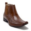 Men s 87742 Ankle High Zipper Classic Square Toe Chelsea Dress Boots Supply