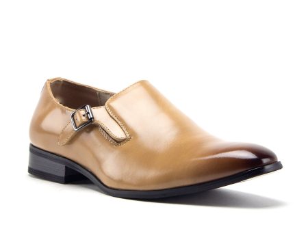 Men s 77807 Slip On Round Toe Hand Burnished Loafers, Dress Shoes on Sale