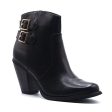 Women s Chunky Block High Heel Ankle Boots Round Toe Short Booties Dress Shoes Online