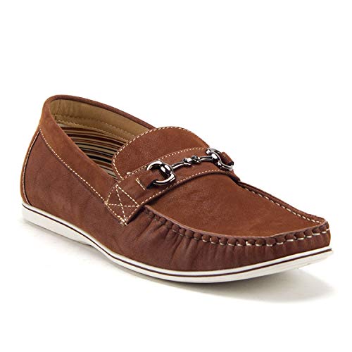 Men s 41207 Marco Suede Driving Loafers Horsebit Driver Slip On Shoes Online Hot Sale