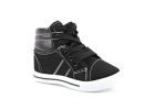 Kids 8081-I Toddlers Canvas High Top Lace Up Fashion Sneakers Fashion