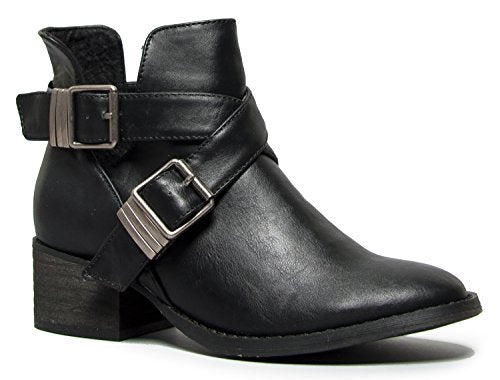 Women s Bronco-11 Ankle High Double Strap Boots on Sale