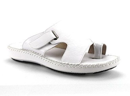 Men s 71205 Leather Linning Peasant Toe Slip On Sandals Sale