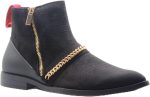 Jazamé Men s Chuck Nubuck Suede Pull-On Round Toe Chelsea Boots Fashion