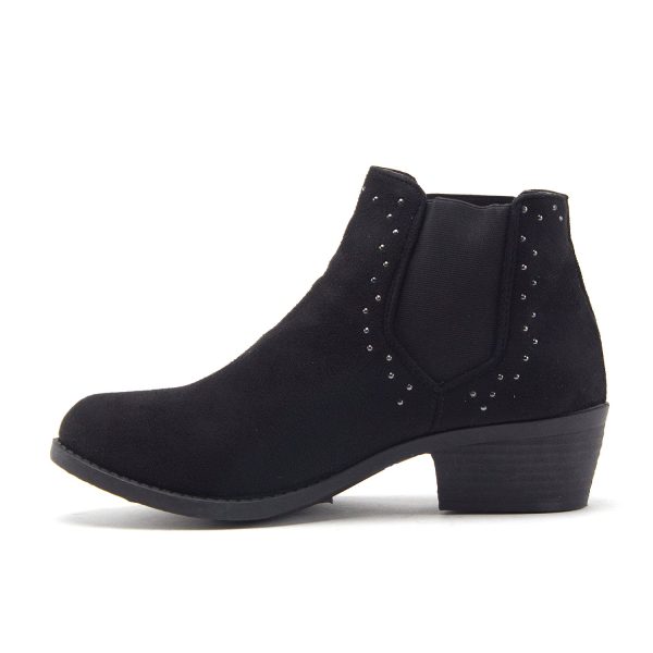 Women s Brenda Ankle High Slip On Chelsea Booties Embellished Dress Boots on Sale