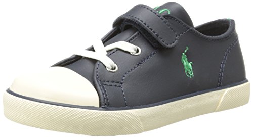 Polo Ralph Lauren Kids Carson EZ Leather Sneaker (Toddlers) For Cheap