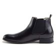 Men s 49113 Leather Lined Ankle High Classic Chelsea Dress Boots Online Sale