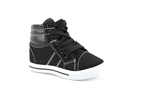 Kids 8081-K Canvas High Top Lace Up Fashion Sneakers For Sale