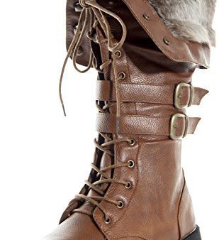 Women s Shanghai Military Combat Lace Up Winter Boots Online Sale