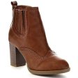 Women s Bella Marie Kenzie-17 Perforated Zipped Ankle Bootie Online