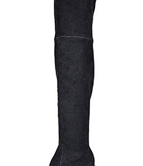 Jazamé Women s Grace Vegan Suede Over The Knee Thigh High Block Heel Dress Boots Fashion