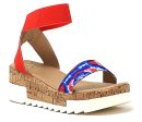 Women s Espadrille Flatform Platform Stretch Ankle Strap Sandals Fashion