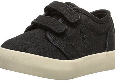 Polo Ralph Lauren Kids Ethan Low EZ Canvas Fashion Sneaker (Toddler) on Sale