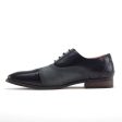 Men s C-471 Baker Derby Cap Toe Lace Up Combined Dress Shoes For Discount