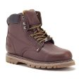 Men s 626 Ankle High Water Resistant Leather Construction Safety Work Boots For Cheap