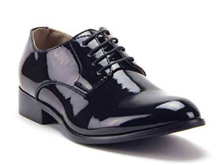 Men s 95101 Classic Patent Leather Formal Tuxedo Oxfords Dress Shoes Discount