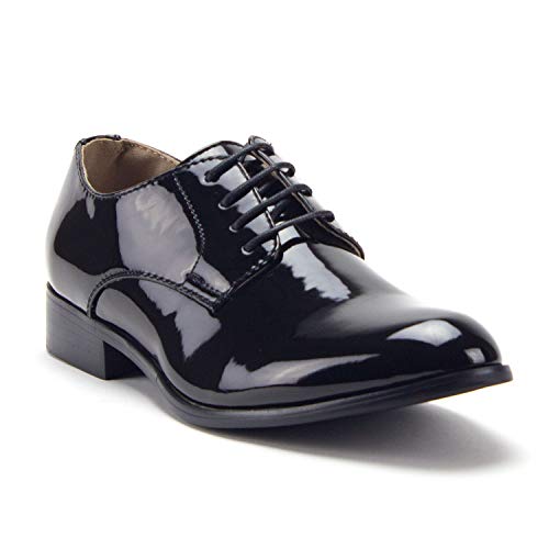 Men s 95101 Classic Patent Leather Formal Tuxedo Oxfords Dress Shoes Discount