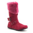 Little Toddler Girls  Bella Suede Knee High Fur Riding Dress Boots For Sale