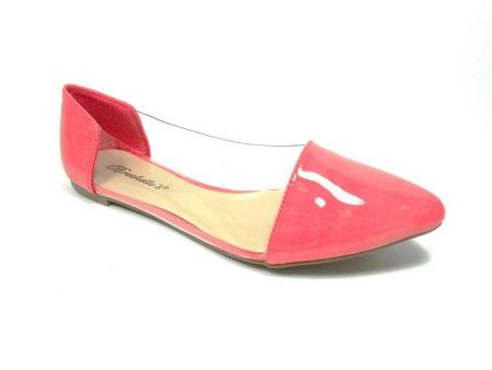 Women s Slip On Lucite Ballerina Pointy Toe Flat Shoes Dia-04 Online Sale