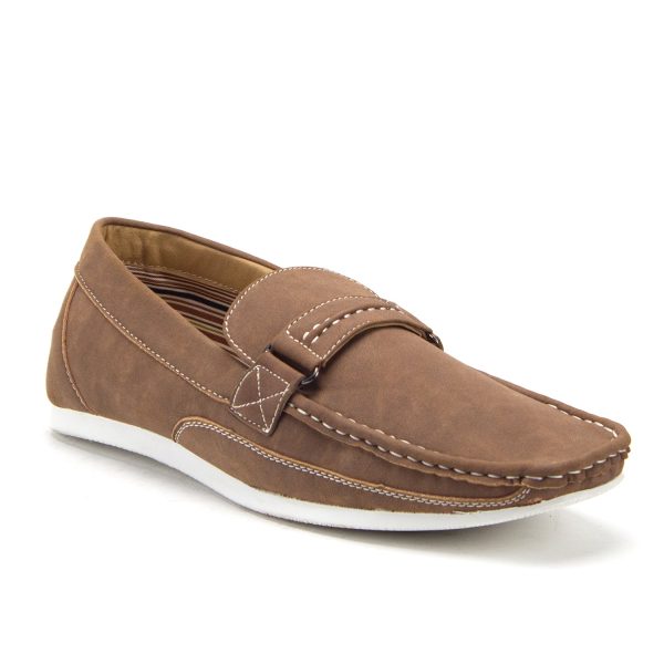 Men s 41296 Carlos Slip On Driver Loafers Driving Moccasin Flats Shoes Online