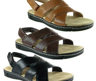 Men s Open Toe Adjustable Sling Back Comfortable Walking Sandals, Shoes on Sale