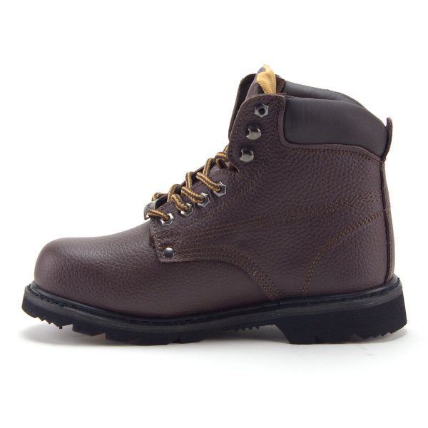 Men s 622S Genuine Leather Steel Toe Outdoor Construction Safety Work Boots For Cheap