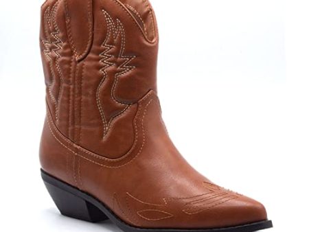 Women s Ankle High Western Cowboy Boots - Comfortable Cowgirl Boots for Women Sale