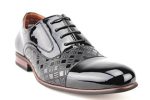 Ferro Aldo Men s 19507L Cap Toe Pattern Oxfords Dress Shoes Discount