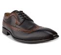 Men s 97713 Distressed Perforated Brogue Lace up Dress Shoes Online now