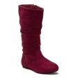 Girls Bella-9 Slouchy Zipped Tall Winter Fashion Boots For Sale