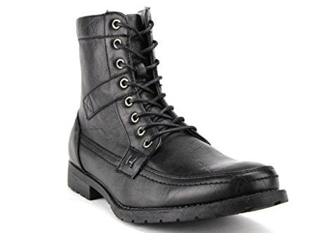 New Men s D-710 Lace Up Mid Calf High Military Boots Cheap