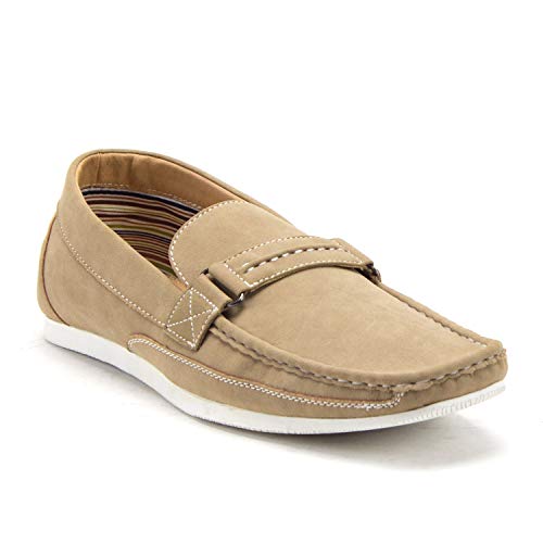 Men s 41296 Carlos Slip On Driver Loafers Driving Moccasin Flats Shoes Online