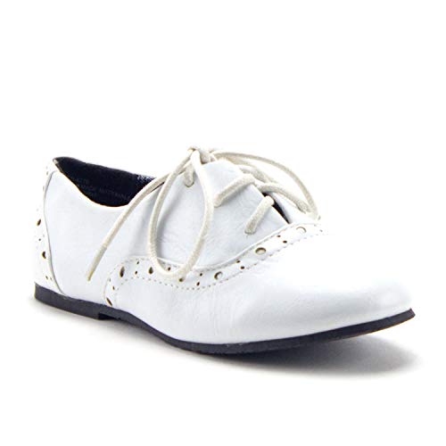 Girls Belen-477 Lace Up Round Toe Oxfords Bluchers Preppy School Shoes Fashion