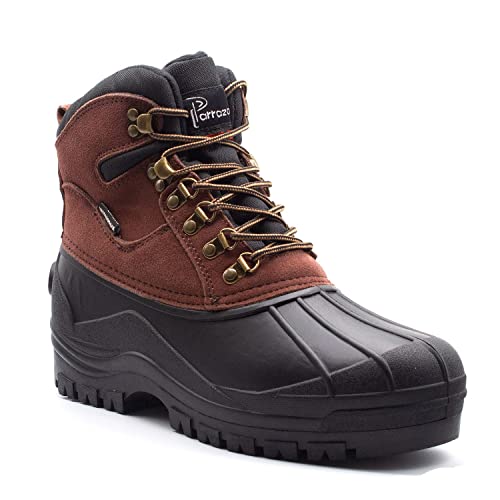 Men s Heavy Winter Boots Rain Snow Water Resistant Lace Up Duck Boots Cheap