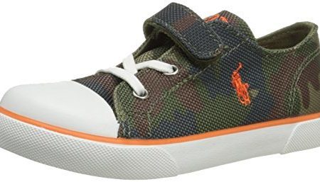 Polo Ralph Lauren Kids Carson EZ Army Sneaker Shoes Supply