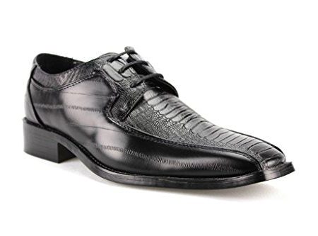 Men s W2015-3 Unique Dress Oxfords Classic Mens Shoes feat Faux Crocodile Skin Texture Online Sale