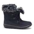 Women s Hike-02 Outdoor Fur Cuff Lace-Up Quilted Winter Snow Boots For Sale