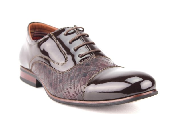 Ferro Aldo Men s 19507L Cap Toe Pattern Oxfords Dress Shoes Discount