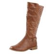 Women s Lahore Quilted Calf High Ridding Boots Cheap