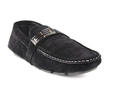 Goldenhorse Men s M1040-12 Suedette Moccasin Slip On Loafers Casual Driving Shoes For Cheap