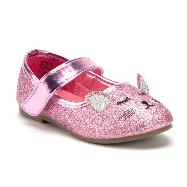 Toddler Little Girls Mary Jane Glitter Ballerina Flats Shoes For Discount