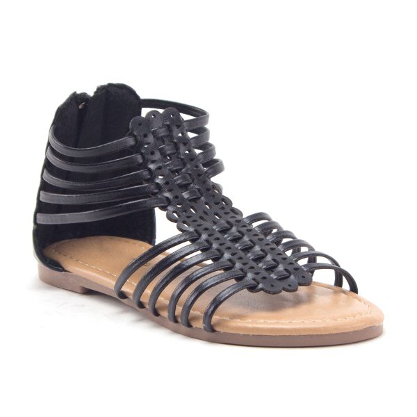 Toddler Girls  Gladiator Sandals with Back Zipper Open Toe Shoes Online Sale