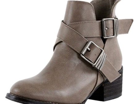 Women s Bronco-11 Ankle High Double Strap Boots on Sale