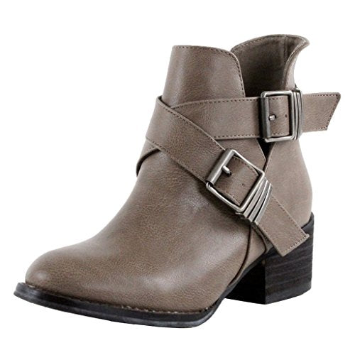 Women s Bronco-11 Ankle High Double Strap Boots on Sale