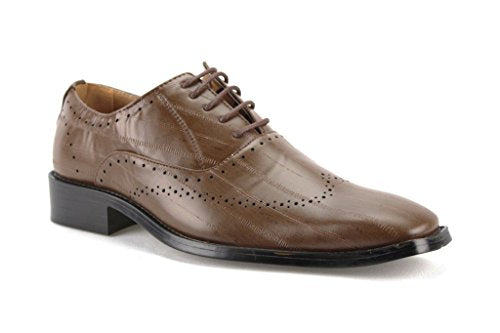 New Men s W2015-4 Formal Pin Striped Wing Tip Oxford Shoes on Sale