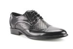 New Men s W2015-6 Checkered Wing Tip Oxford Shoes Hot on Sale