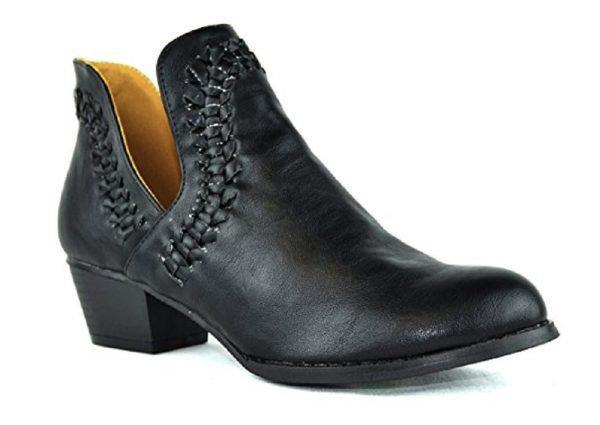 Women s Ted-8 Low Stacked Heeled Women s Ankle Boots Online Sale