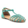 Girls Carmen-12K Gladiator Flats Embellished T-Strap Closed Toe Sandals Discount