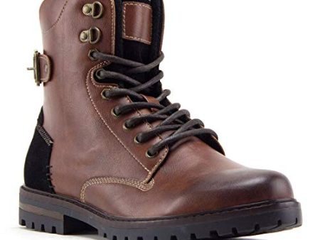 Men s B-1911 Steve 8 inch Tall Fashion Military Combat Dress Boots For Discount